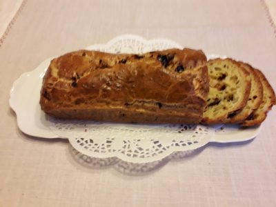 Cake aux lardons et pruneaux